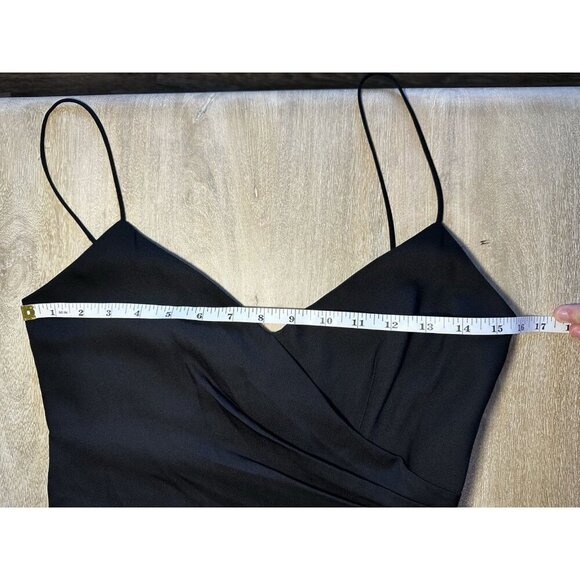 MILLY NWT Cindy Dress Silk Blend Black Size 6 Mini Sleeveless LBD - Picture 5 of 6